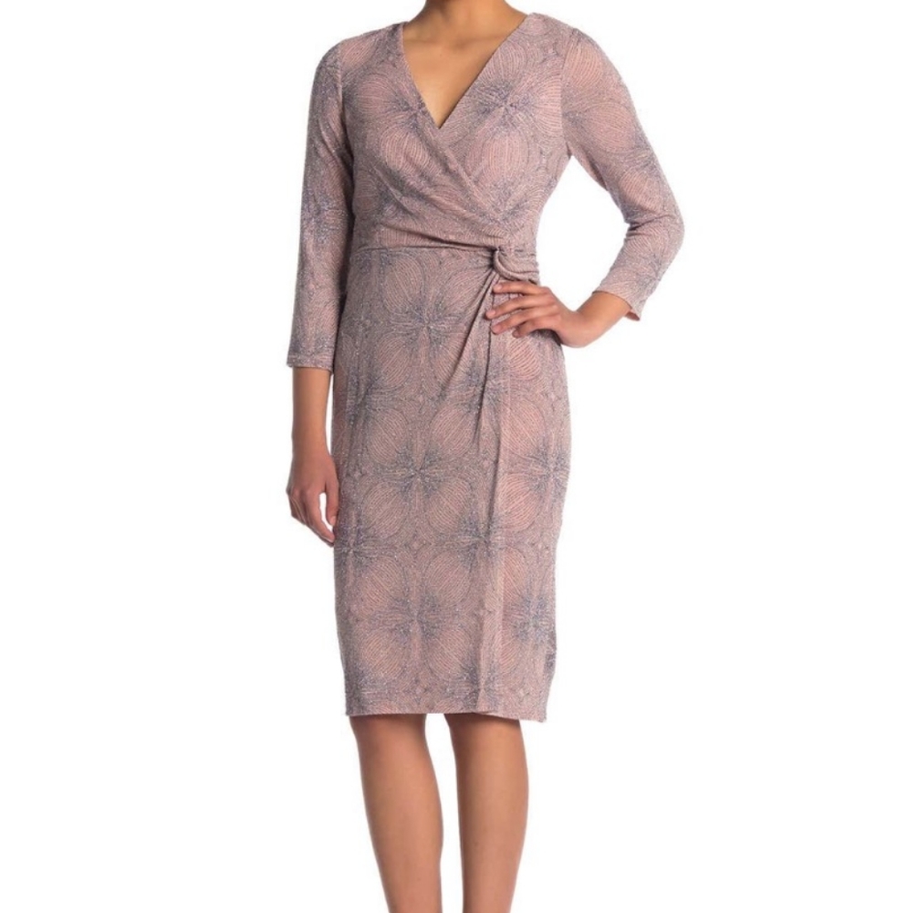 Wrap Dress with glittery details
